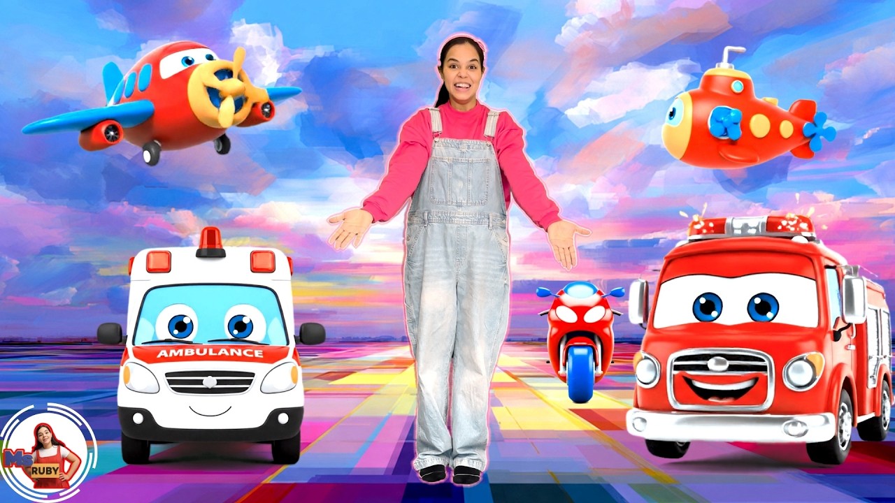 Can You Find the Vehicles? | Fun Seek and Find Game for Toddlers & Kids | Ms. Ruby
