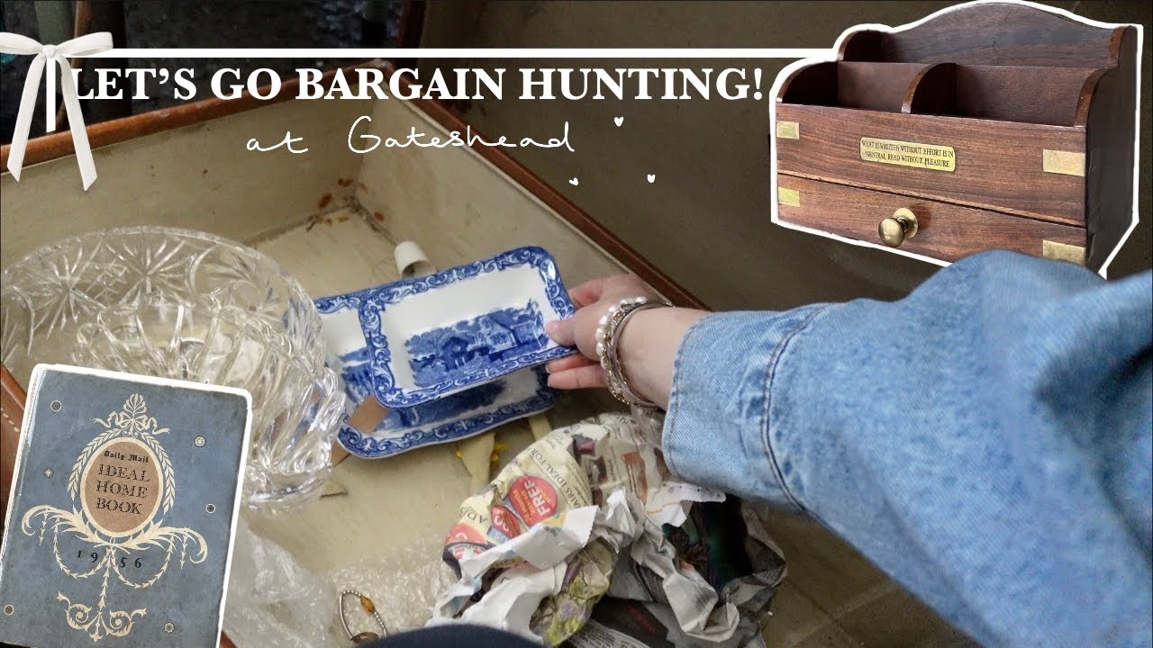 Visiting a new CAR BOOT SALE in Gateshead | Secondhand shopping vlog