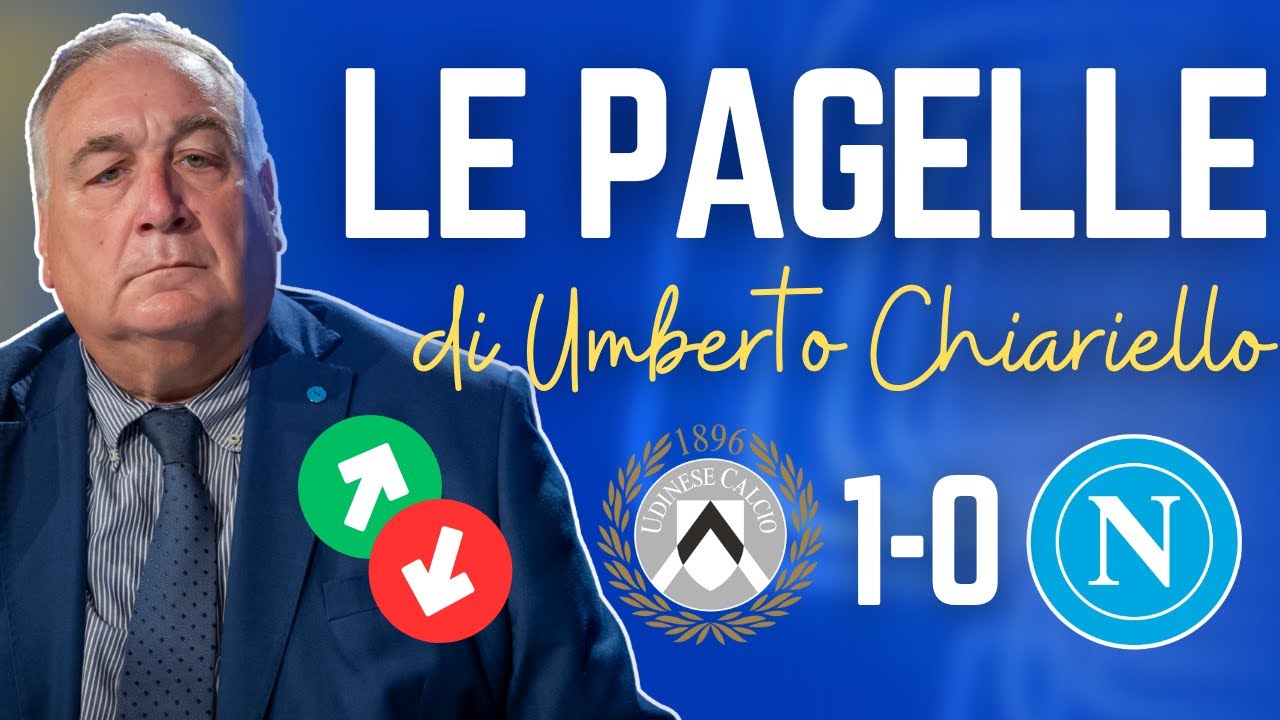 LE PAGELLE CHIARIELLO a CAMPANIA SPORT dopo Udinese-Napoli 1-0 del 14/12/2025 | CANALE 21