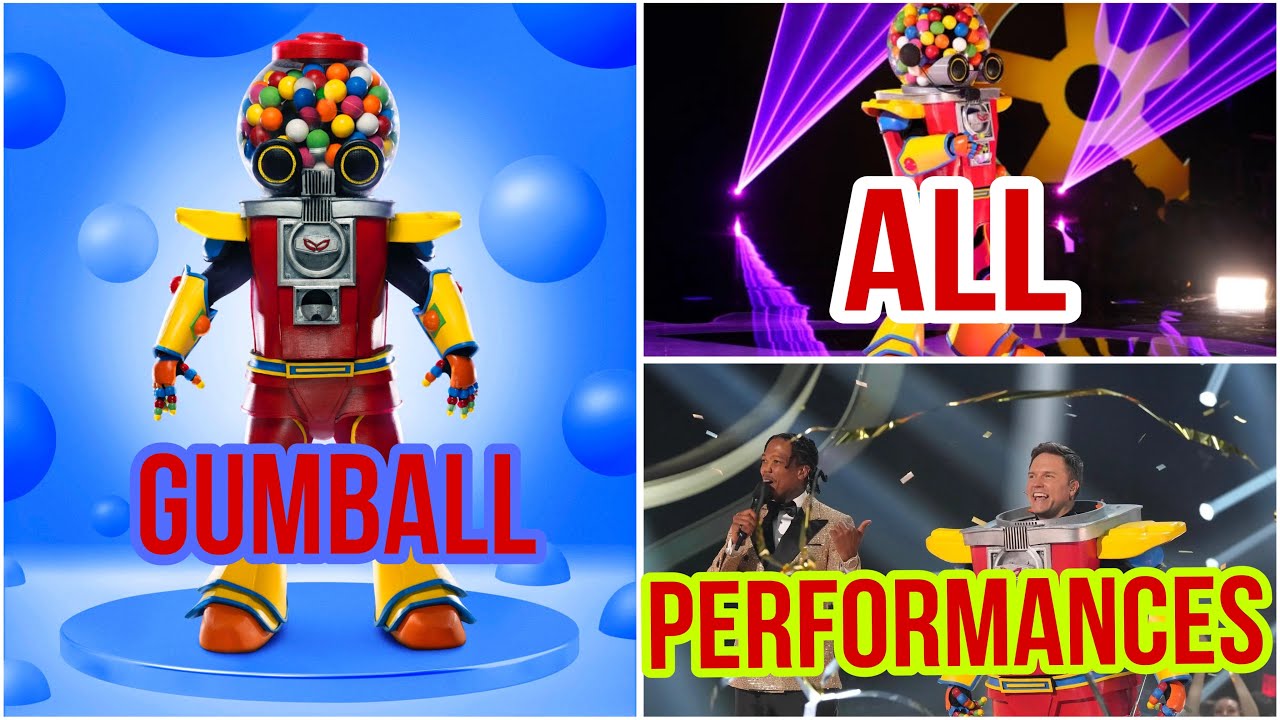 Masked singer USA 🇺🇸 gumball all performances