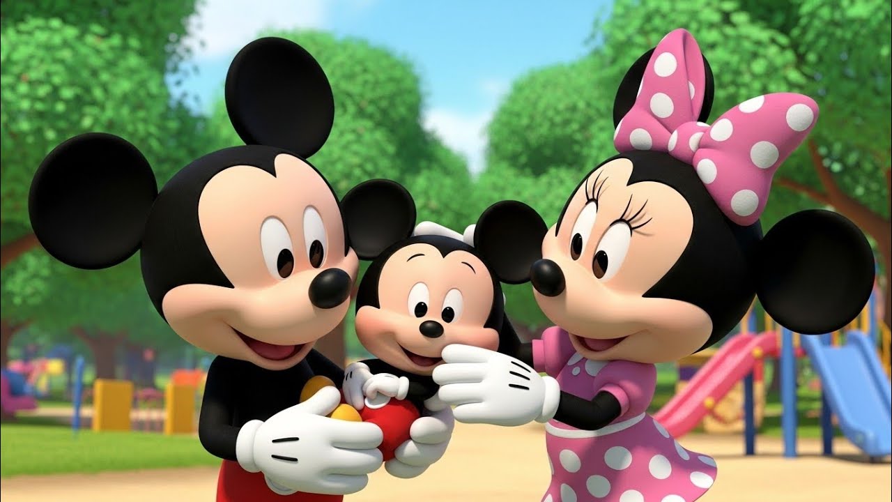 🎶 Mickey & Minnie Take Baby to the Park | Cute Rhymes Song for Kids 🐭🌳