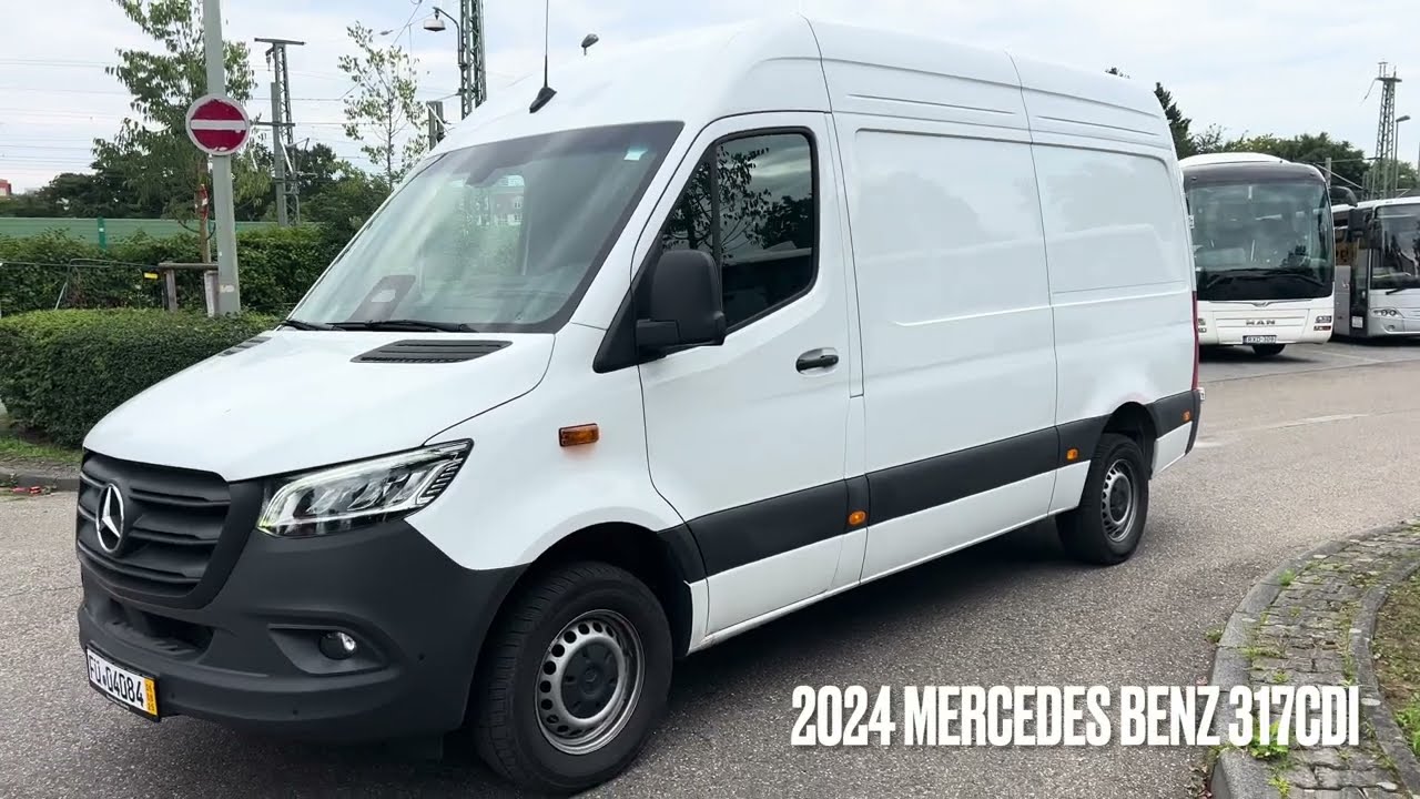 2024 Mercedes Sprinter 317CDI. Пробег 9000 км. Мини обзор. 