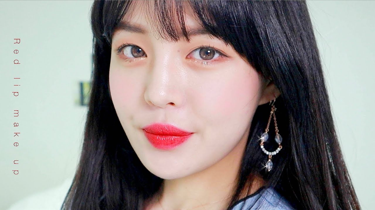 (올로드샵)오랜만의 레드 립 🍎 요청 메이크업 로드 샵 ver./잡담 살짝/데일리 레드립/연우 Yeonwoo