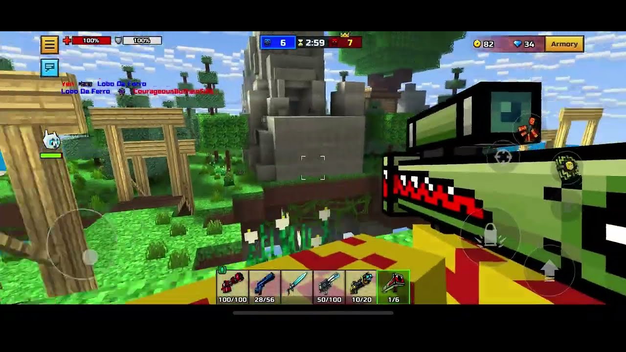 I play pixel gun too