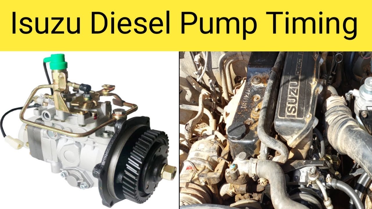 Isuzu pickup diesel  pump timing /isuzu diesel pump ke timing setting Kearny ka tarika/Tahir719vlogs