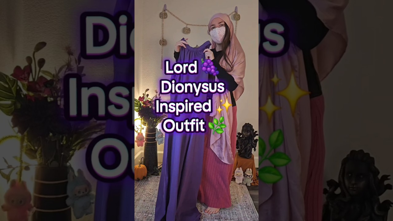 Lord Dionysus 🍇  Inspired Outfit 😁 #greekgods #dionysus #ootd #styling #fyp #fashiontrends