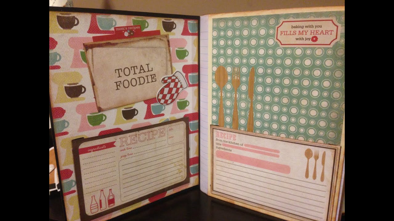 DIY Altering a Compistion Notebook to A Recipe Book Part 3 final