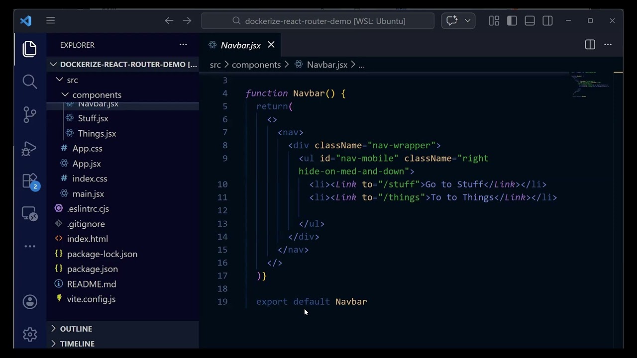 W19D4: Dockerize and Deploy a React App Using React Router
