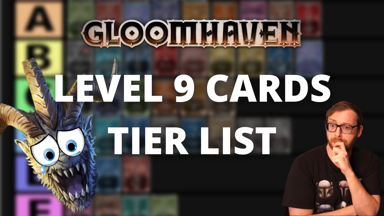 Ranking level 9 Gloomhaven cards inc Jaws of the Lion!