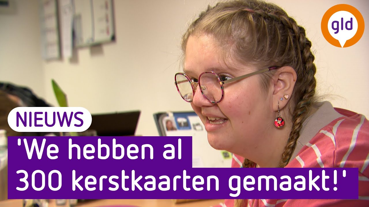 In Velp maken ze al een jaar lang kerstkaarten om stress te voorkomen