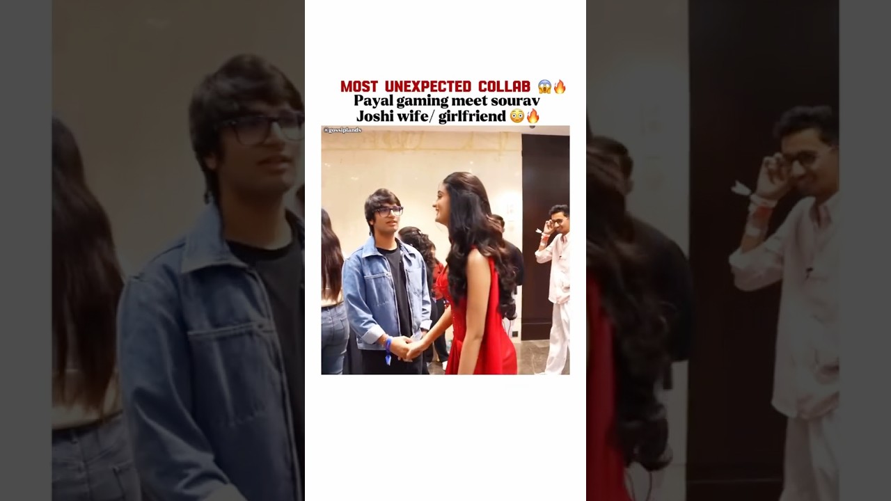 Payal gaming meet with sourav joshi wife /gf 😱🔥 #payalgaming #souravjoshivlogs #viral #souravjoshi
