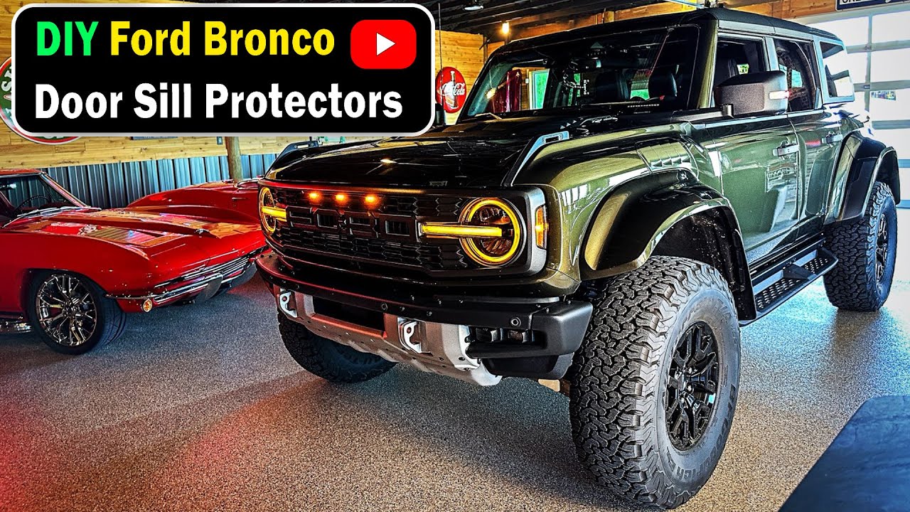 Защитные накладки на пороги Ford Bronco своими руками!