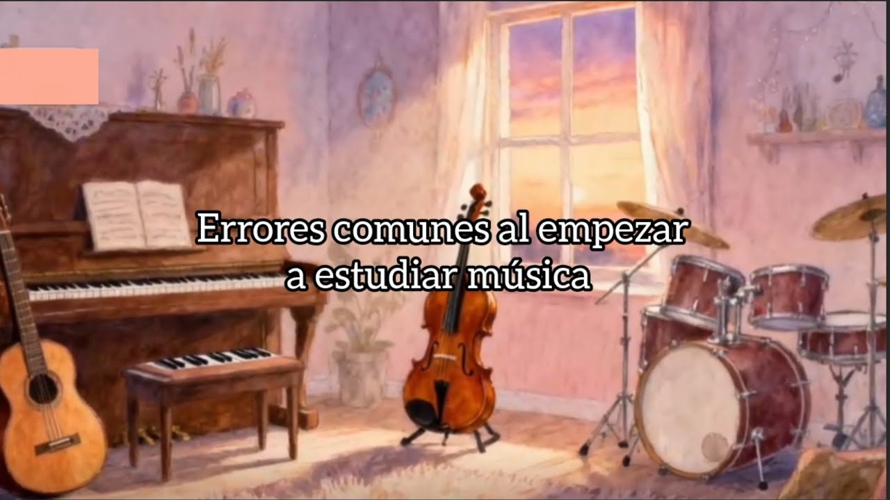 Errores comunes al empezar a estudiar música
