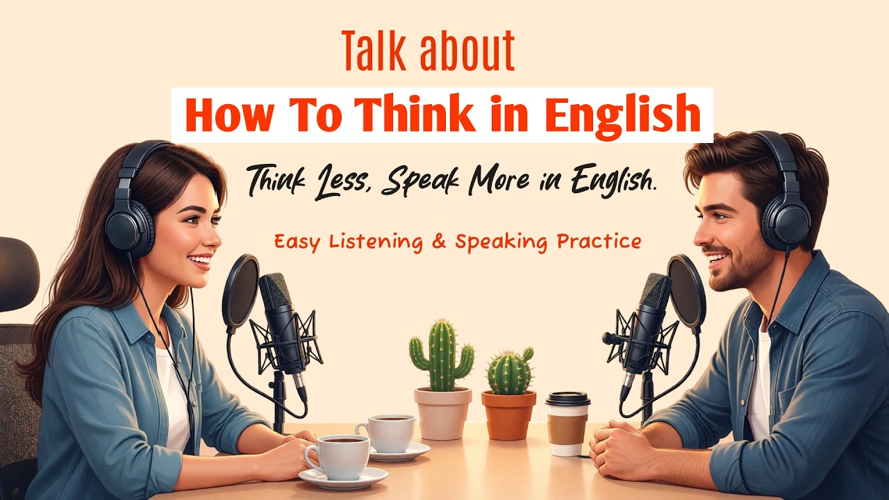 Talk about THINK and SPEAK in English | English Podcast For Easy Listening & Speaking Practice