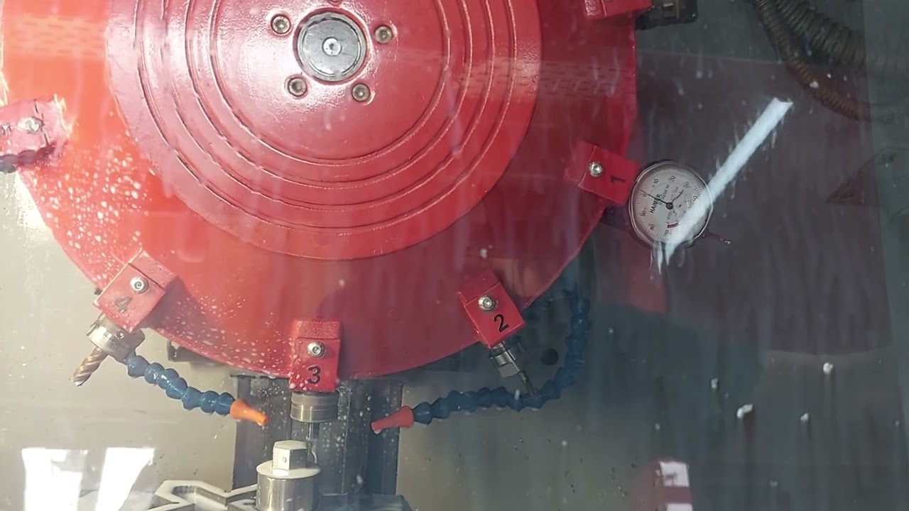 Milling 42CrMo4 on the emco concept mill 155