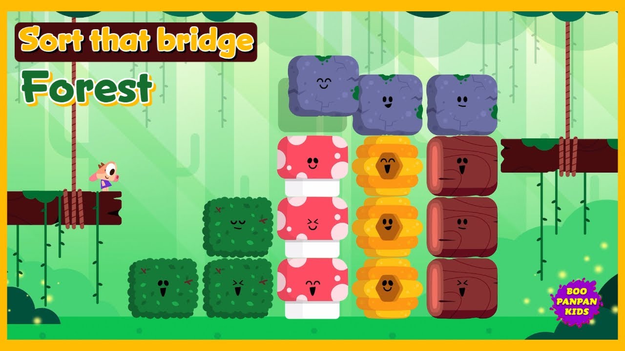 Sort that bridge Forest Lingokids new games|Boopanpankids