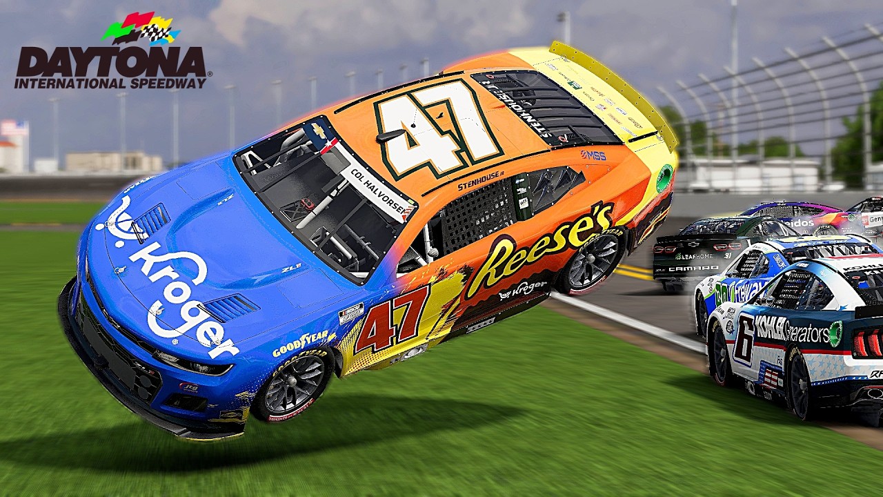NASCAR Racing Crashes #94 - Daytona Edition | BeamNG Drive