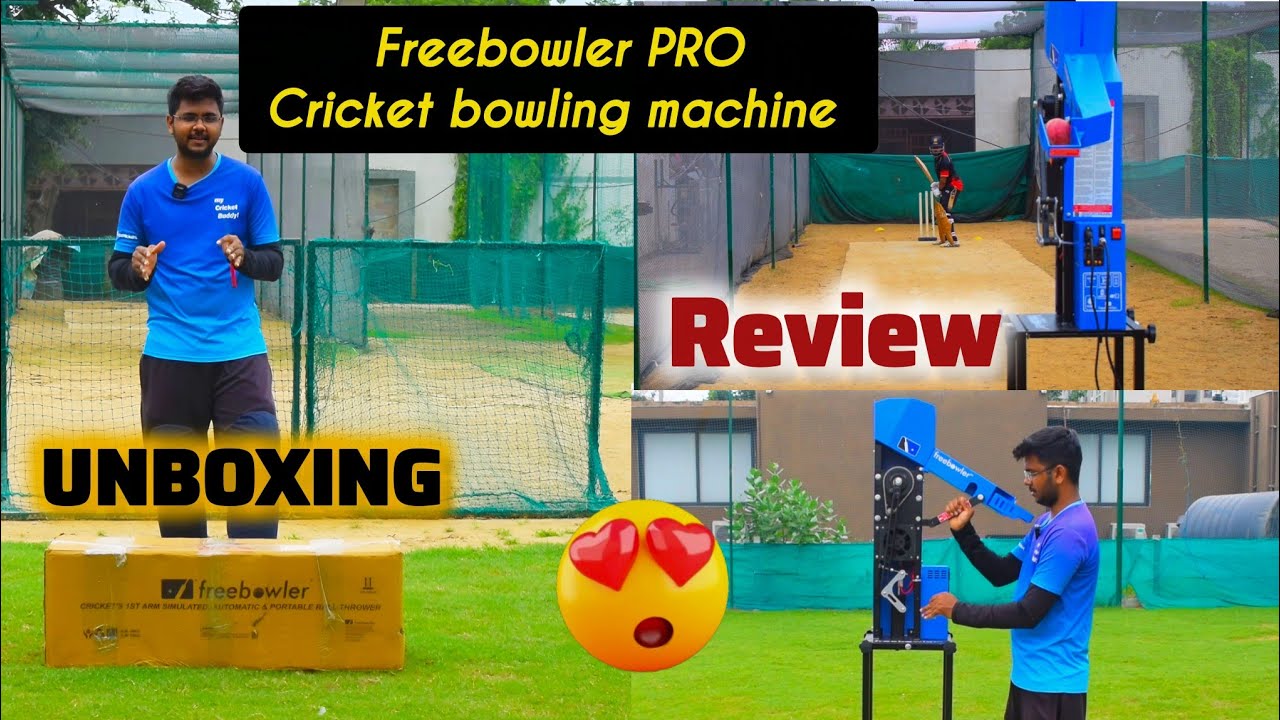 Freebowler😍LIVE Demo +💰Price in INDIA | Cricket Bowling Machine🏏Unboxing & Review🔥