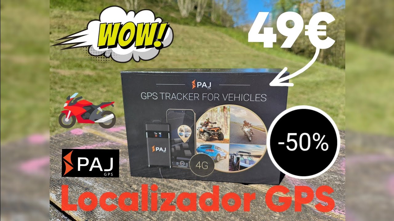 PAJ GPS 4G Localizador Moto, coche... Finder GPS Tracker económico