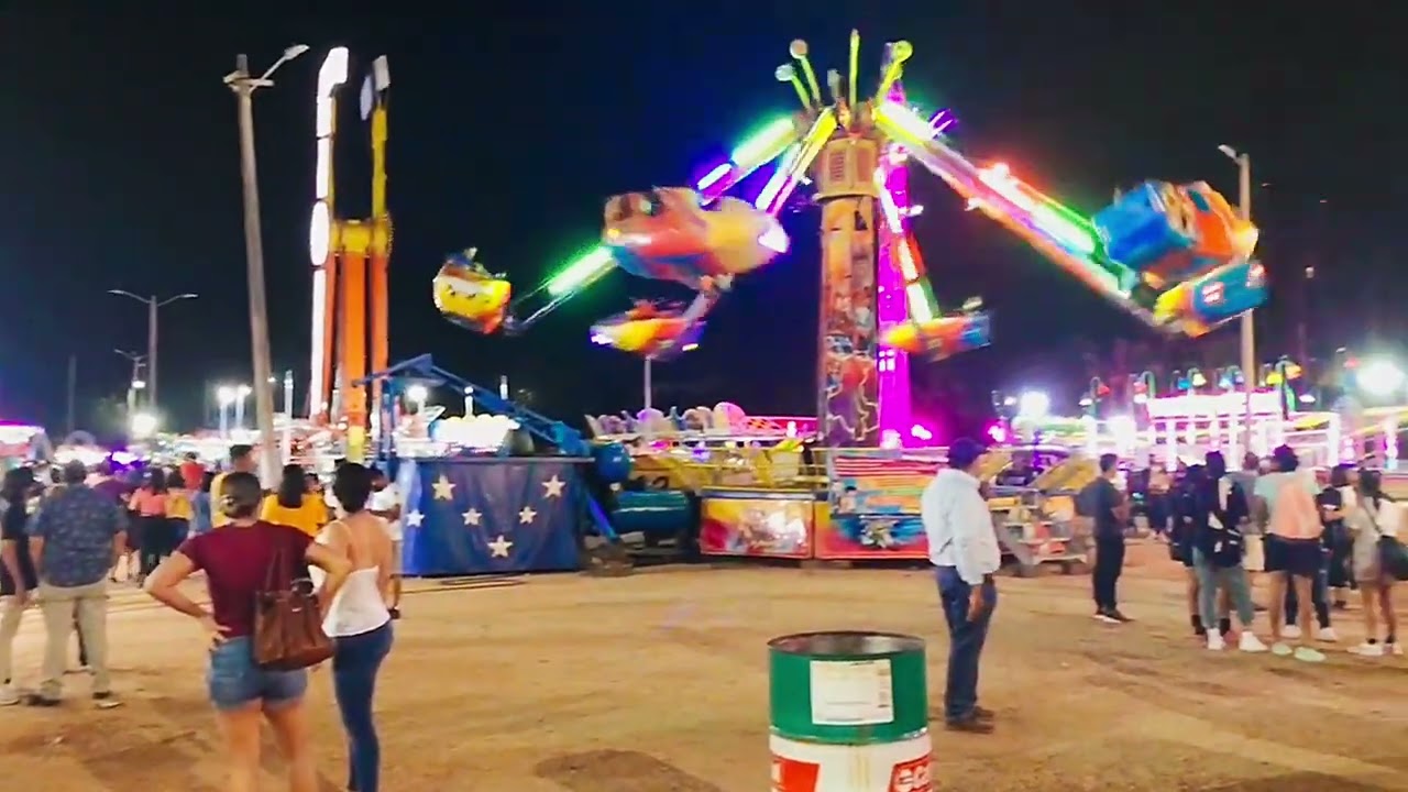 Recorrido por los juegos mecánicos en Coatzacoalcos 2022