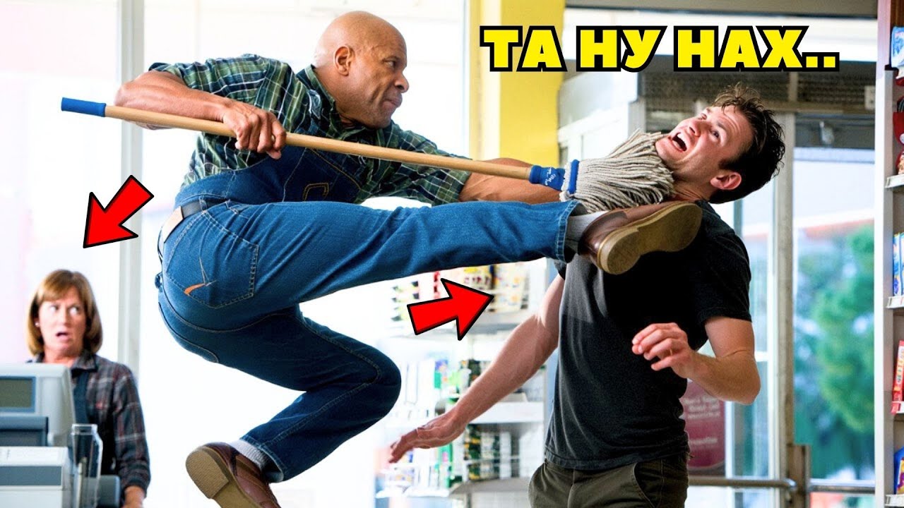 ХУЛИГАНЫ издевались над кассиршей. Заступился УБОРЩИК. Никто не догадывался КТО ОН...