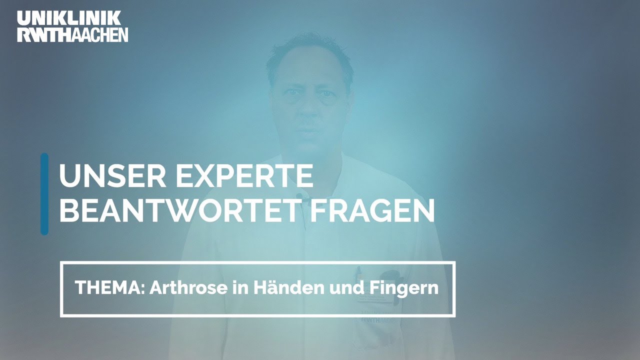 Hand- und Fingergelenksarthrose: Prof. Beier beantwortet die wichtigsten Fragen
