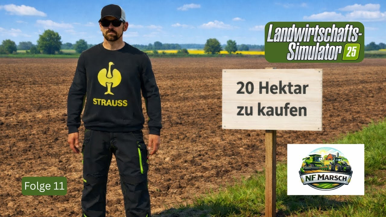 LS25 NF Marsch 🚜 F11 | 20 Hektar mehr – die NF Marsch wächst