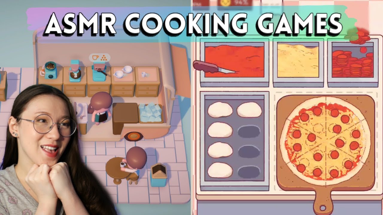 ASMR 🍕 Cozy Cooking Games to Whet Your Appetite! ☕ Tingly Whispers