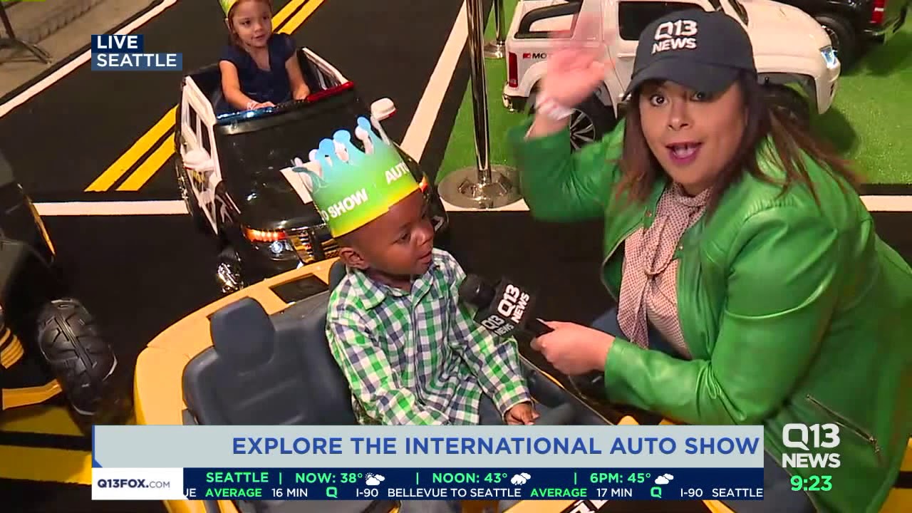Checking out the Seattle International auto show