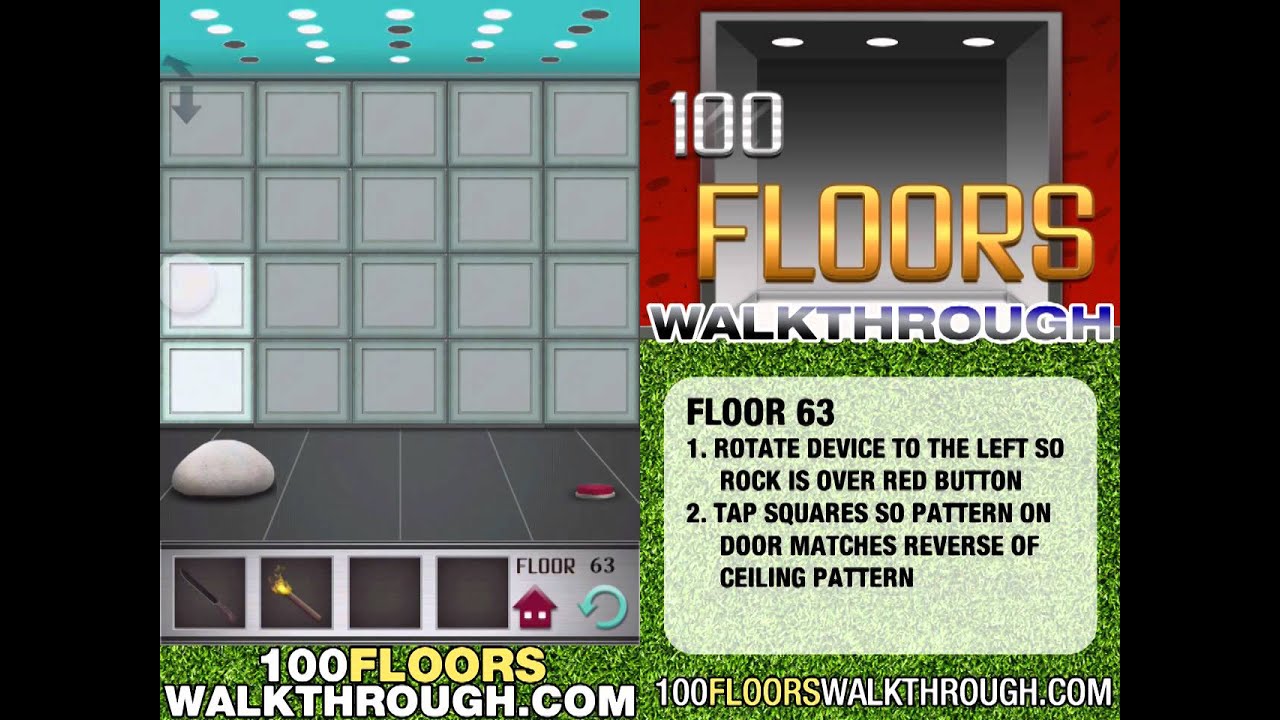 Floor 63 Walkthrough | 100 Floors Walkthrough | Floor 63 Answer