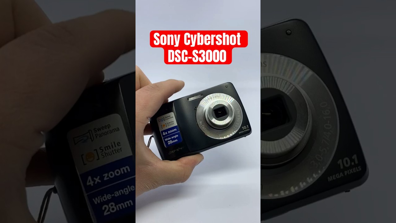 Digital camera 2000s Sony Cybershot DSC-S3000