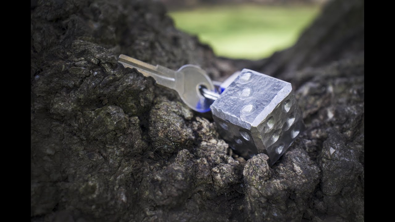 Making a steel Dice Keychain 1 in x 1 in
