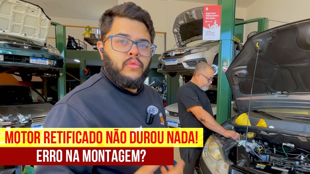 MOTOR RETIFICADO NÃO DUROU NADA! ERRO NA MONTAGEM?