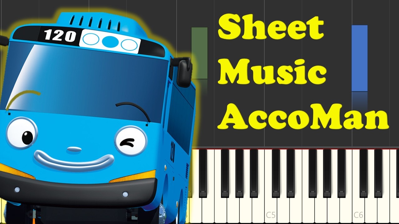 🎹 Tayo the Little Bus – The Little Bus Is Leaving Piano Sheet Music