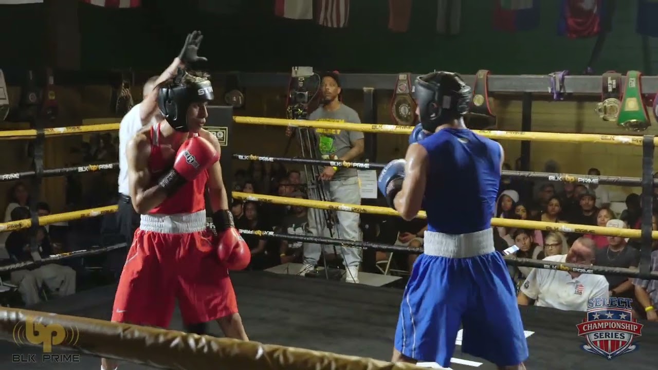 Киану Альбано против Мигеля Рамиреса – Полный бой | Битва на пляже I #usaselectboxing #amateurboxing