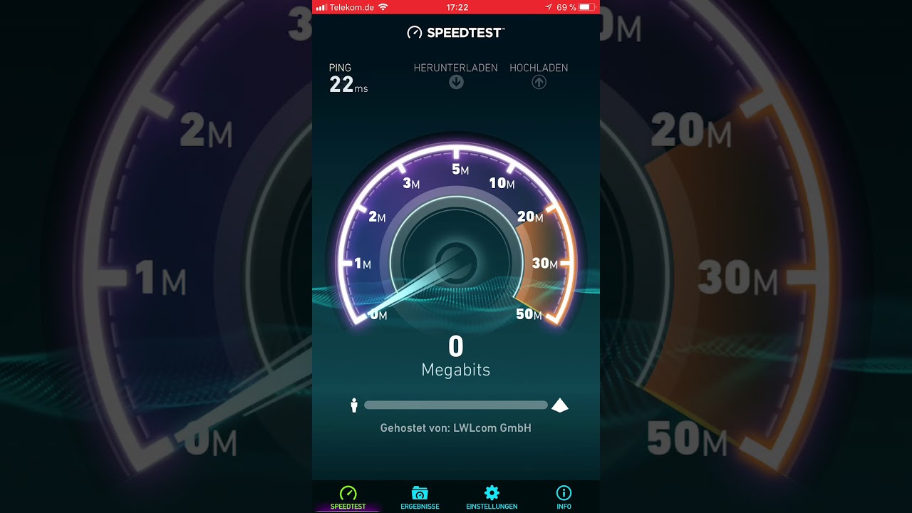 Unitymedia WifiSpot Speedtest 150 MBit maximaler speed