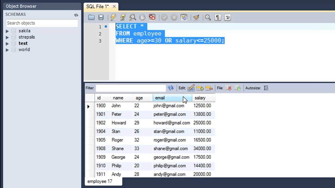 Учебник SQL - 17: Логические операторы (Часть 1)
