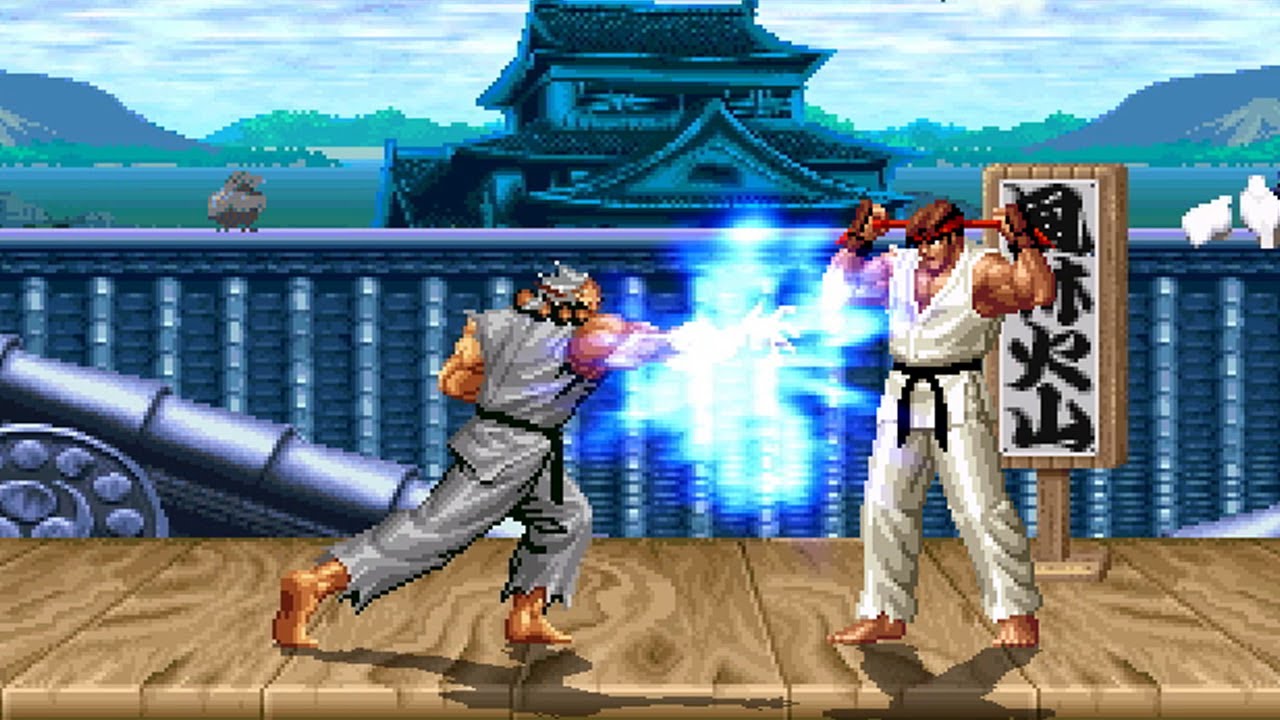 Mugen - Street Fighter - Sheng Long vs. Ryu - 昇龍 vs. 隆