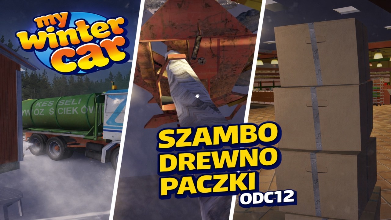 Szambo Drewno Paczki w My Winter Car | #12