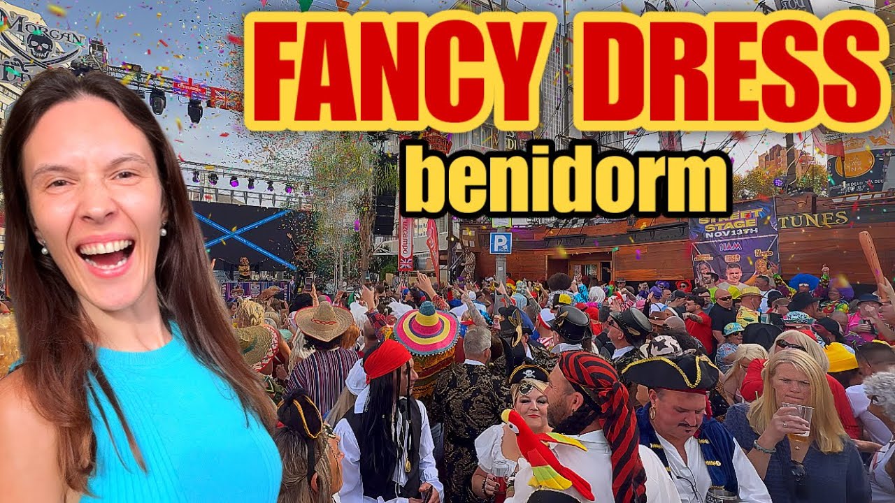Benidorm FANCY DRESS 2025 &mdash; начало BIZZARE! 😯🥳