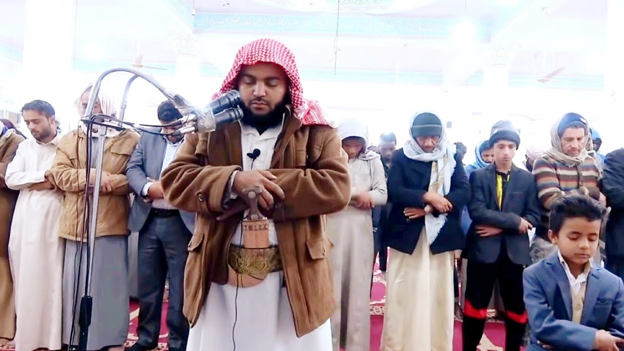الشيخ ياسر العمري صلاة الفجر جامع المصري في مدينة مارب اليمن 21 يناير 2019 م