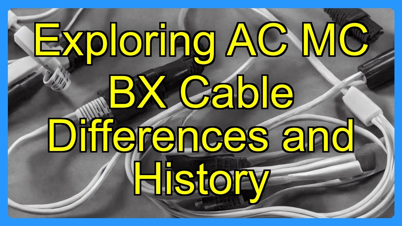 Изучение различий и истории кабеля AC MC BX