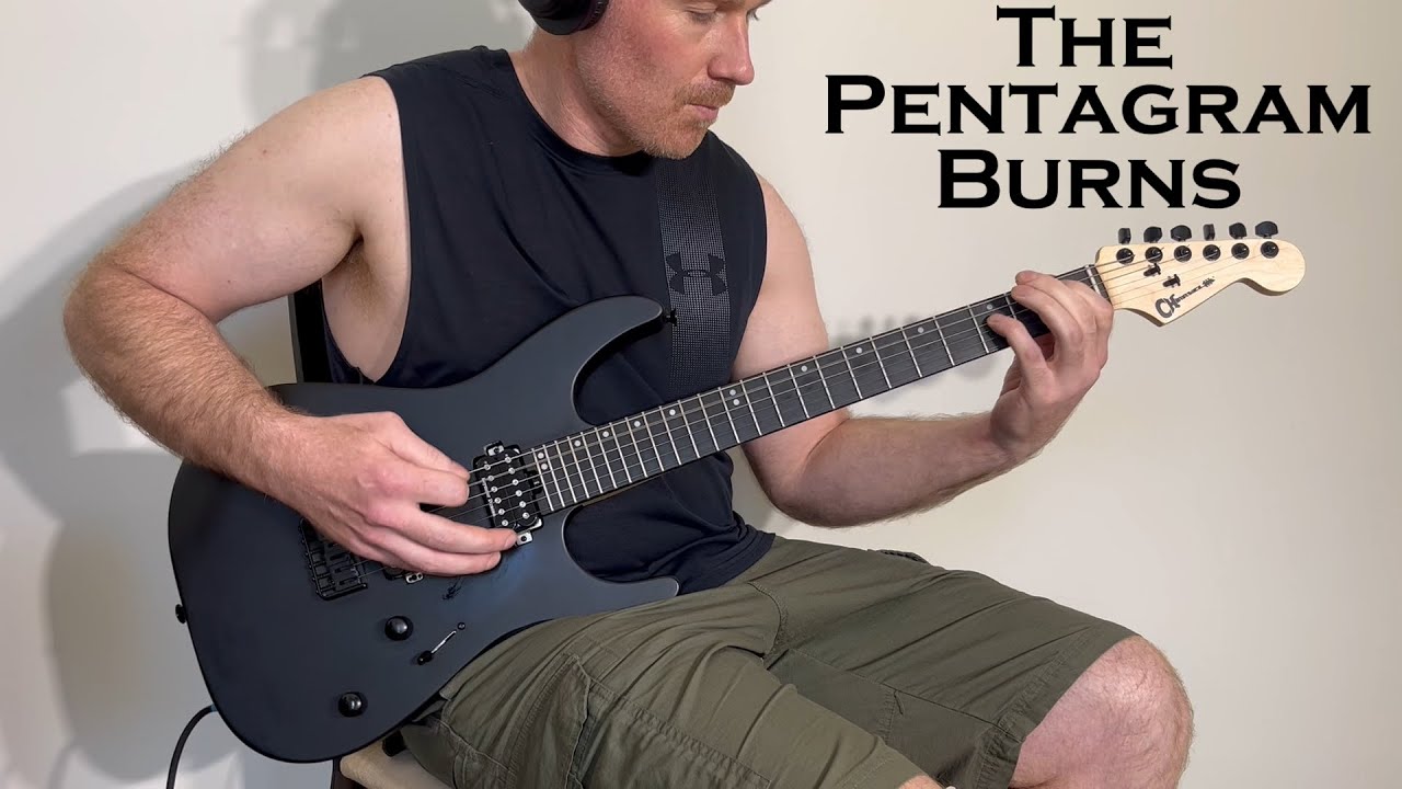 SATYRICON | The Pentagram Burns [ guitar cover ]