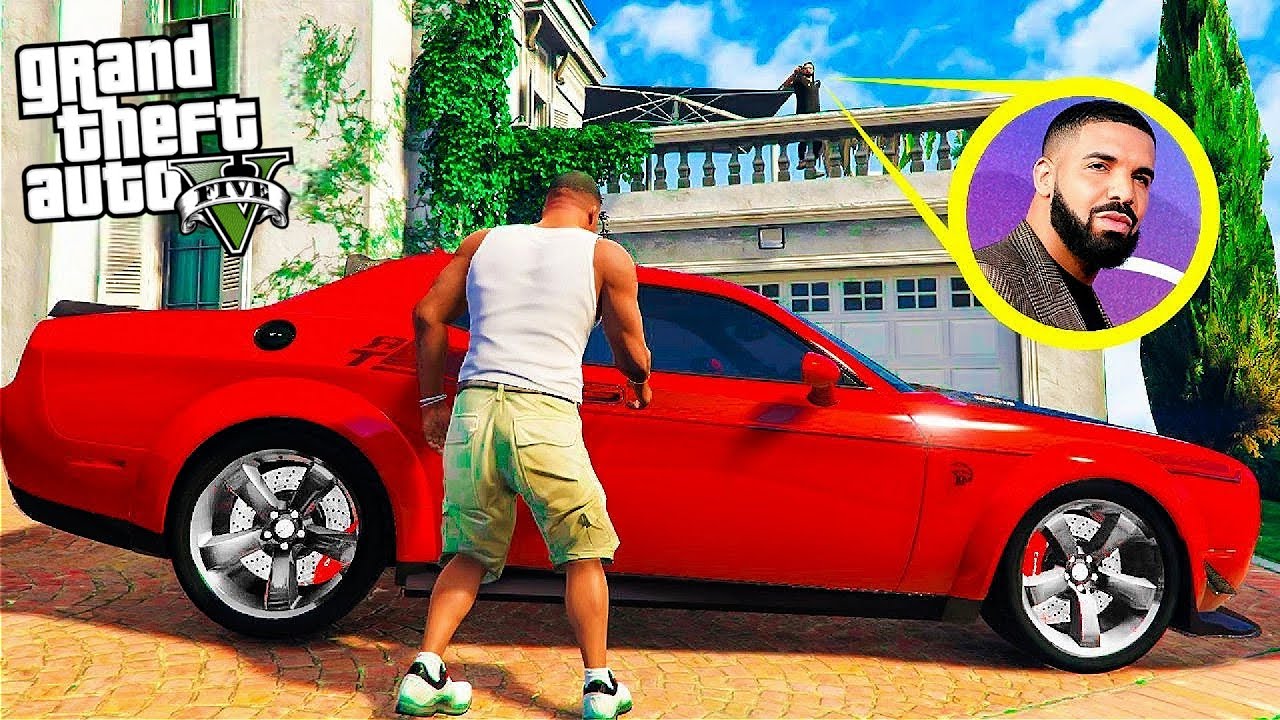 I STOLE Drake's HELLCAT and HE SHOWED UP AT MY HOUSE in GTA 5!