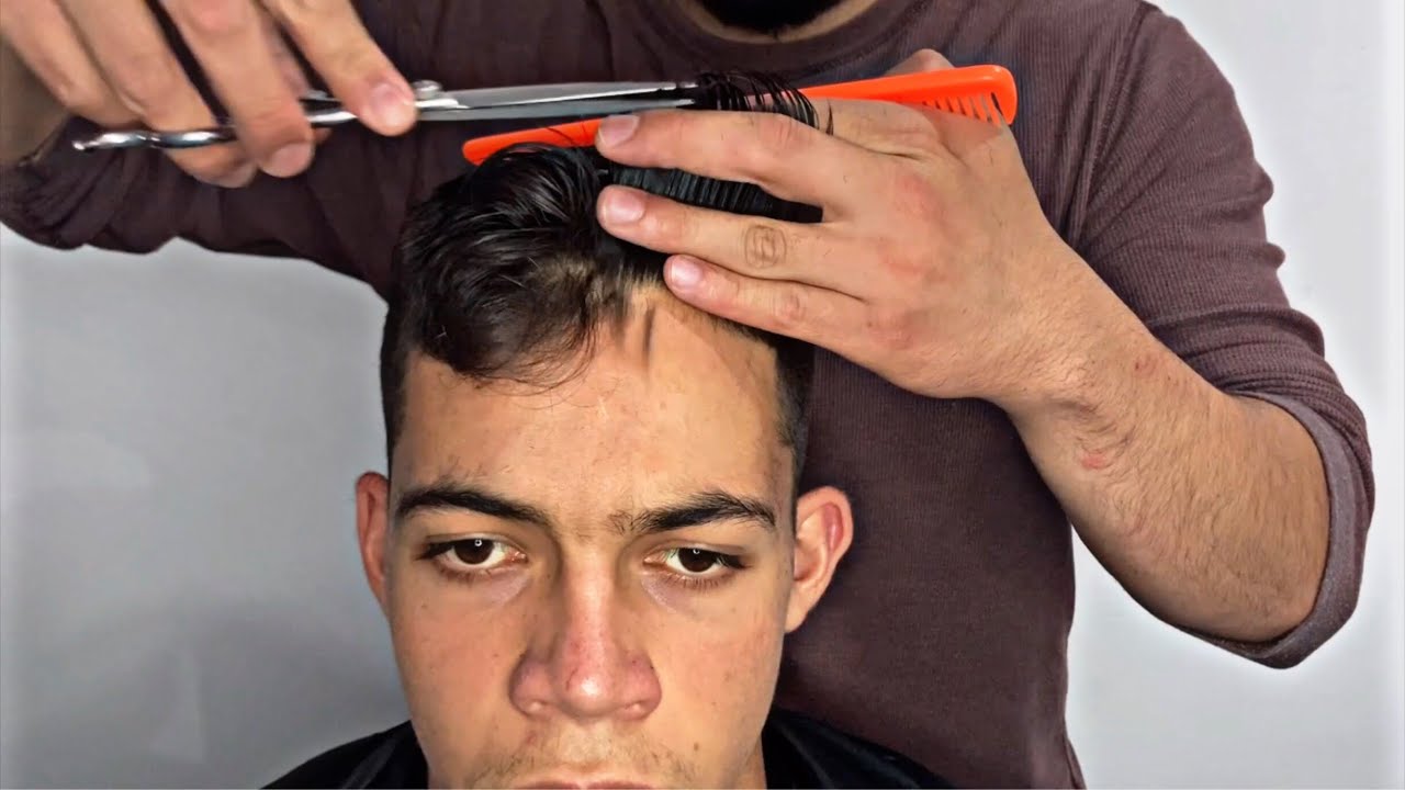 CÓMO CORTAR CON TIJERA | BARBERÍA PARA PRINCIPIANTES