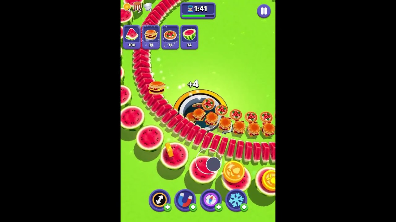“All in Hole”💛 Level Up!Crazy Fruit Hole Gameplay❤️