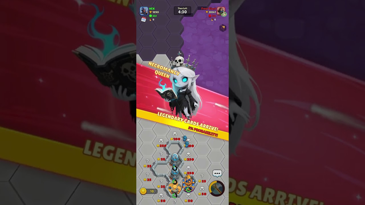 Hex Warriors gameplay! 98% winrate by HEX :)