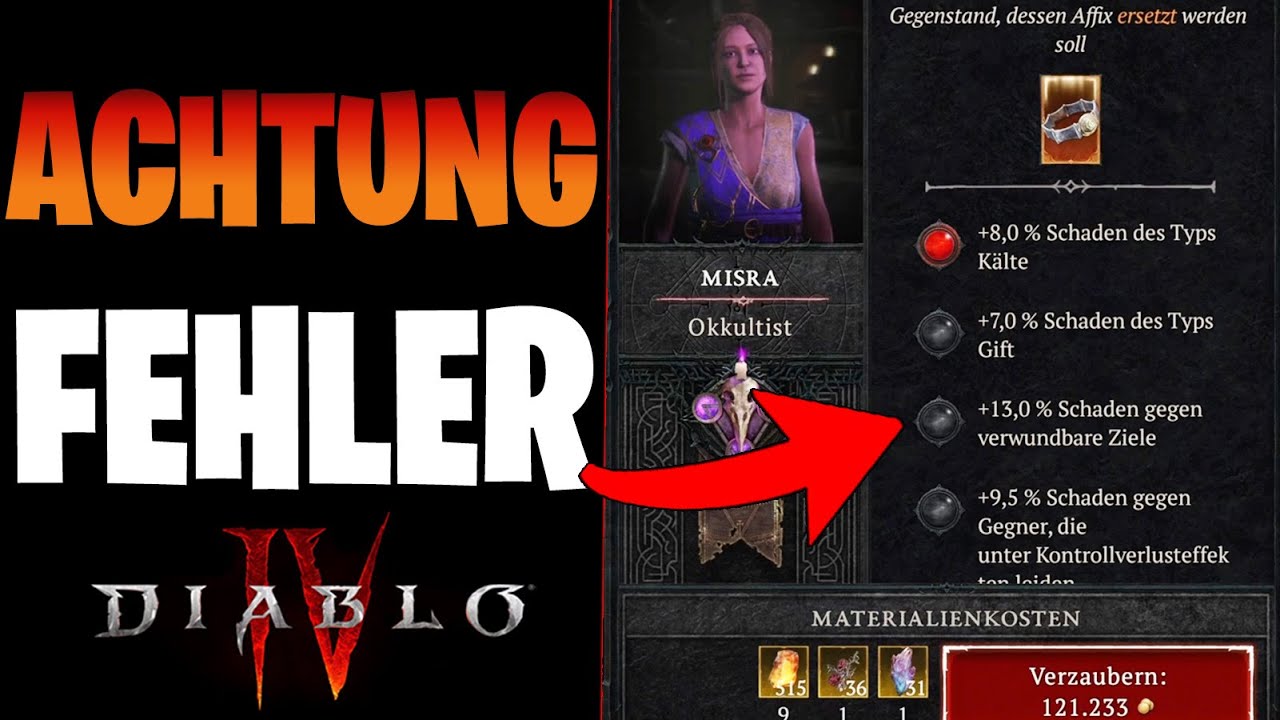Diablo 4 Tipps - RIESEN FEHLER: Beste Waffen Affixe, Mehr Schaden & Legendäre Aspekte