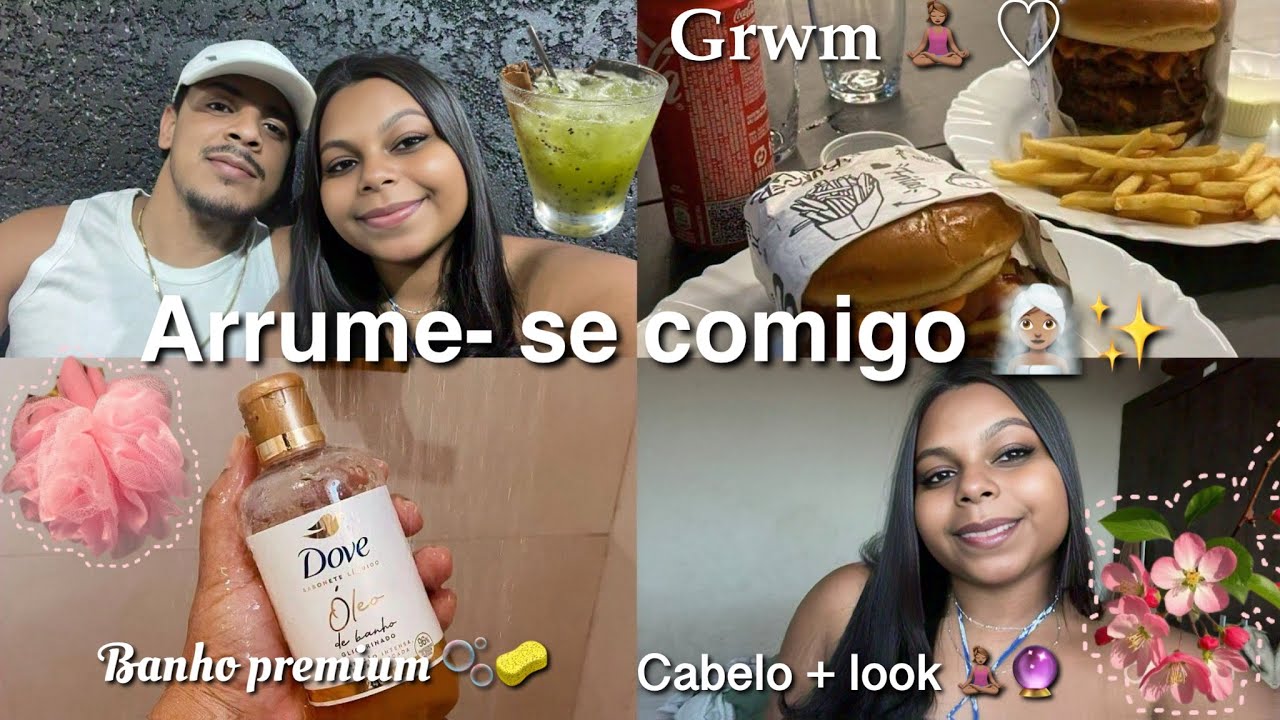 GRWM | arrume - se comigo para um date 🔮👩🏽‍❤️‍💋‍👨🏽