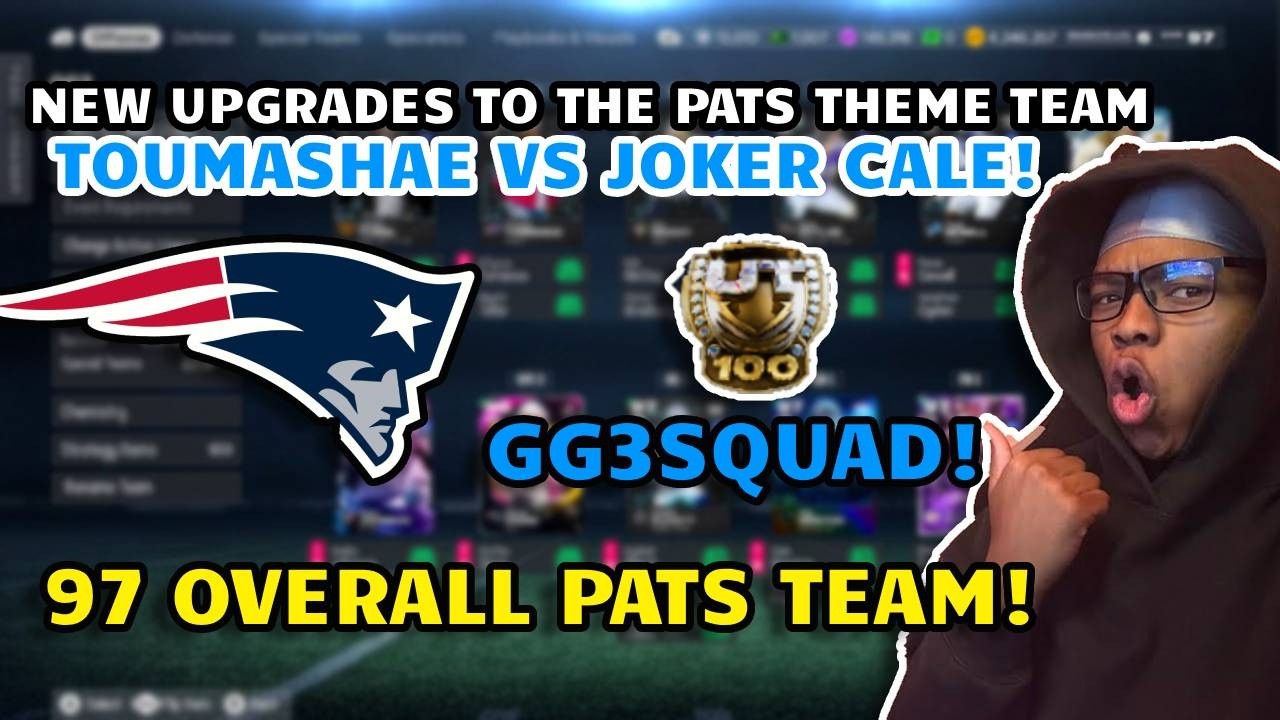 I PLAYED A TOP 100 MADDEN PLAYER WITH MY 97 OVERALL PATS TEAM! (Madden 26) #madden26 #gg3squad